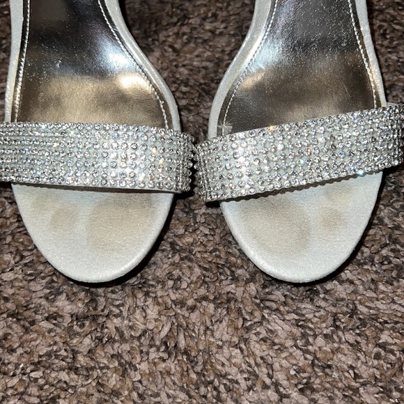 Silver Rhinestone Heels - Picture 6 of 7